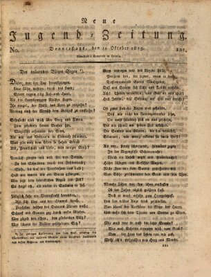 Neue Jugendzeitung (Bildungsblätter oder Zeitung für die Jugend) Donnerstag 14. Oktober 1819