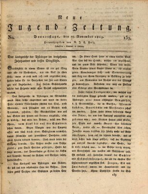 Neue Jugendzeitung (Bildungsblätter oder Zeitung für die Jugend) Donnerstag 25. November 1819