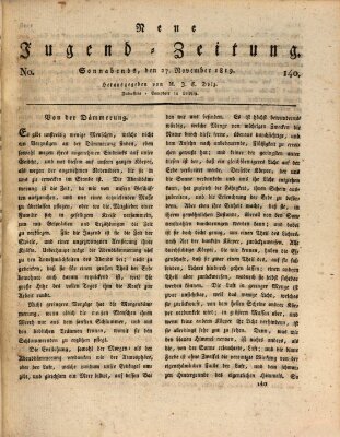 Neue Jugendzeitung (Bildungsblätter oder Zeitung für die Jugend) Samstag 27. November 1819