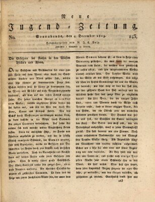 Neue Jugendzeitung (Bildungsblätter oder Zeitung für die Jugend) Samstag 4. Dezember 1819