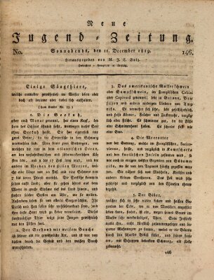 Neue Jugendzeitung (Bildungsblätter oder Zeitung für die Jugend) Samstag 11. Dezember 1819