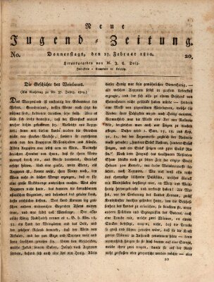 Neue Jugendzeitung (Bildungsblätter oder Zeitung für die Jugend) Donnerstag 17. Februar 1820