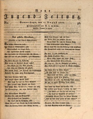 Neue Jugendzeitung (Bildungsblätter oder Zeitung für die Jugend) Donnerstag 17. August 1820