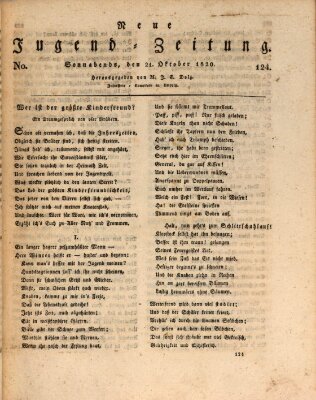 Neue Jugendzeitung (Bildungsblätter oder Zeitung für die Jugend) Samstag 21. Oktober 1820