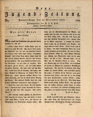 Neue Jugendzeitung (Bildungsblätter oder Zeitung für die Jugend) Donnerstag 21. Dezember 1820