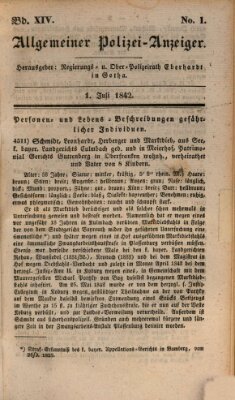 Allgemeiner Polizei-Anzeiger Freitag 1. Juli 1842