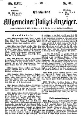 Eberhardt's allgemeiner Polizei-Anzeiger (Allgemeiner Polizei-Anzeiger) Dienstag 24. Mai 1859