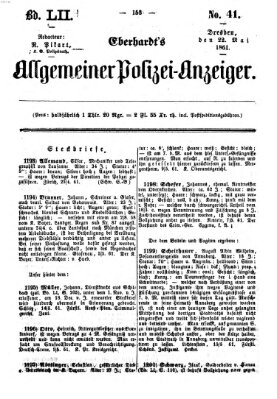 Eberhardt's allgemeiner Polizei-Anzeiger (Allgemeiner Polizei-Anzeiger) Mittwoch 22. Mai 1861