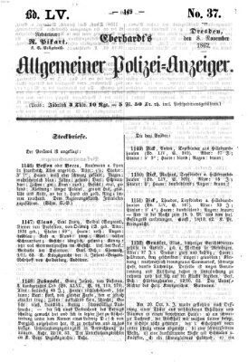 Eberhardt's allgemeiner Polizei-Anzeiger (Allgemeiner Polizei-Anzeiger) Samstag 8. November 1862