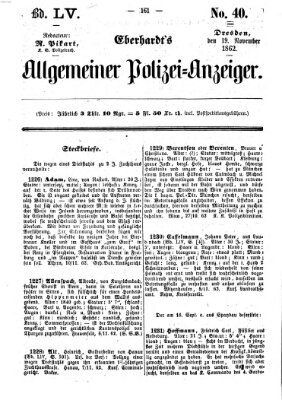 Eberhardt's allgemeiner Polizei-Anzeiger (Allgemeiner Polizei-Anzeiger) Mittwoch 19. November 1862