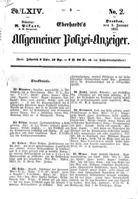 Eberhardt's allgemeiner Polizei-Anzeiger (Allgemeiner Polizei-Anzeiger) Samstag 5. Januar 1867