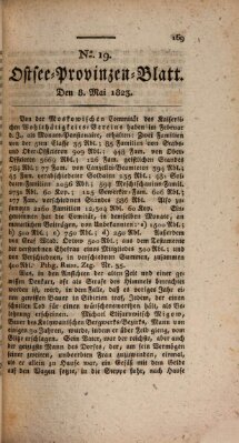 Ostsee-Provinzen-Blatt Donnerstag 8. Mai 1823