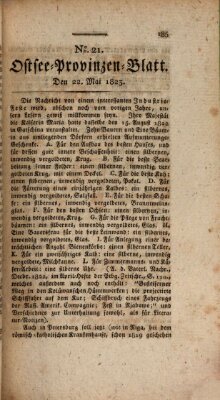 Ostsee-Provinzen-Blatt Donnerstag 22. Mai 1823