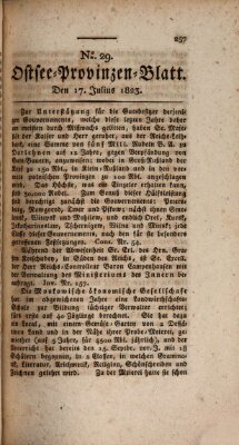 Ostsee-Provinzen-Blatt Donnerstag 17. Juli 1823