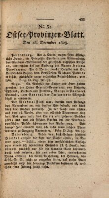 Ostsee-Provinzen-Blatt Donnerstag 18. Dezember 1823