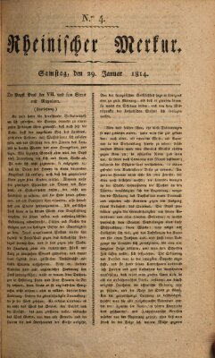 Rheinischer Merkur Samstag 29. Januar 1814