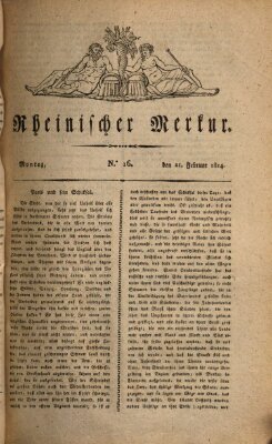 Rheinischer Merkur Montag 21. Februar 1814