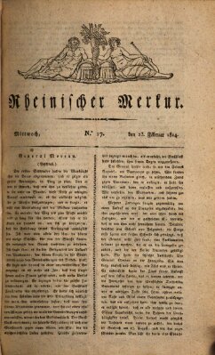 Rheinischer Merkur Mittwoch 23. Februar 1814