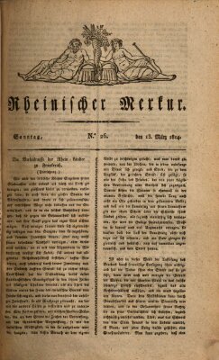 Rheinischer Merkur Sonntag 13. März 1814