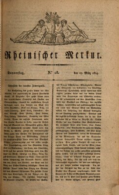 Rheinischer Merkur Donnerstag 17. März 1814