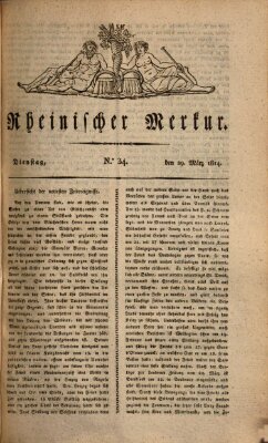 Rheinischer Merkur Dienstag 29. März 1814