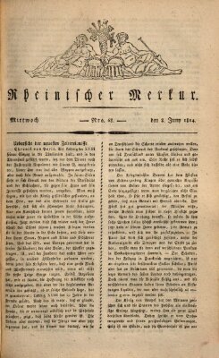 Rheinischer Merkur Mittwoch 8. Juni 1814