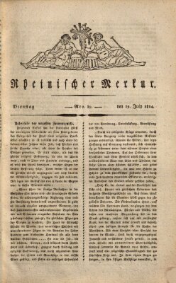 Rheinischer Merkur Dienstag 19. Juli 1814