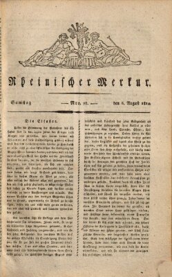 Rheinischer Merkur Samstag 6. August 1814