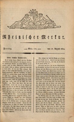 Rheinischer Merkur Freitag 26. August 1814