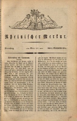 Rheinischer Merkur Dienstag 13. September 1814