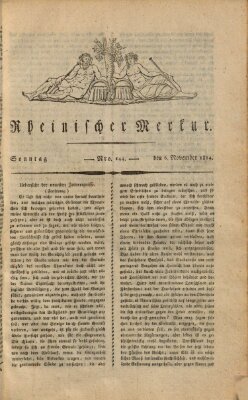 Rheinischer Merkur Sonntag 6. November 1814