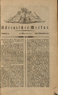 Rheinischer Merkur Samstag 26. November 1814