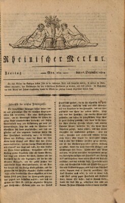 Rheinischer Merkur Freitag 16. Dezember 1814