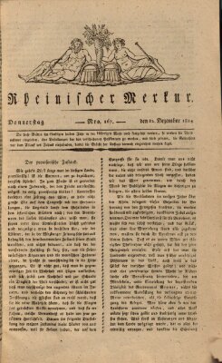 Rheinischer Merkur Donnerstag 22. Dezember 1814