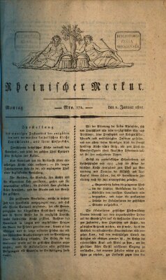 Rheinischer Merkur Montag 2. Januar 1815