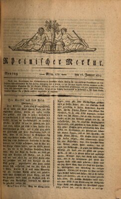 Rheinischer Merkur Montag 16. Januar 1815