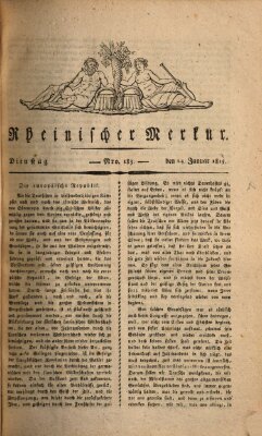 Rheinischer Merkur Dienstag 24. Januar 1815