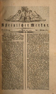 Rheinischer Merkur Dienstag 7. Februar 1815