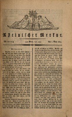 Rheinischer Merkur Montag 1. Mai 1815