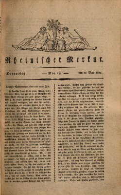 Rheinischer Merkur Donnerstag 18. Mai 1815