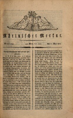 Rheinischer Merkur Montag 22. Mai 1815