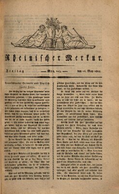 Rheinischer Merkur Freitag 26. Mai 1815