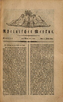 Rheinischer Merkur Sonntag 11. Juni 1815