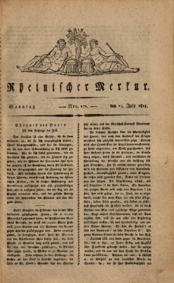 Rheinischer Merkur Sonntag 23. Juli 1815