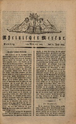 Rheinischer Merkur Samstag 29. Juli 1815