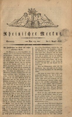 Rheinischer Merkur Sonntag 6. August 1815