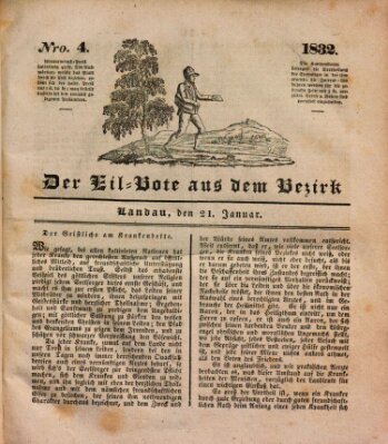 Der Eil-Bote aus dem Bezirk (Der Eilbote) Samstag 21. Januar 1832