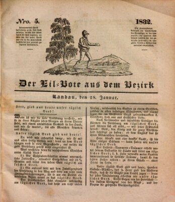 Der Eil-Bote aus dem Bezirk (Der Eilbote) Samstag 28. Januar 1832