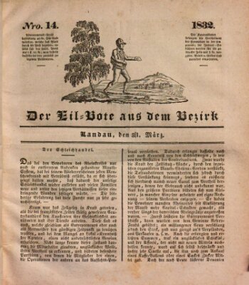 Der Eil-Bote aus dem Bezirk (Der Eilbote) Samstag 31. März 1832