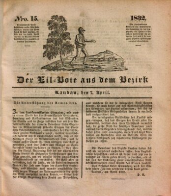 Der Eil-Bote aus dem Bezirk (Der Eilbote) Samstag 7. April 1832